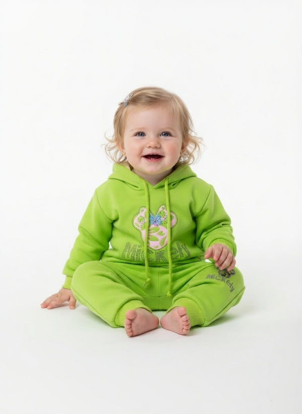 Vibrant Minnie Mouse 2-Piece  Hoodie & Jogger Set