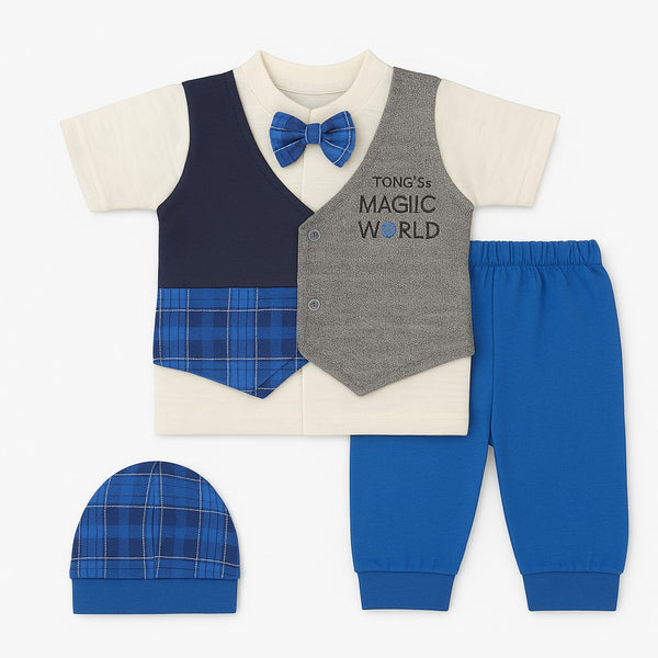 Infant baby boy 3 piece formal dress