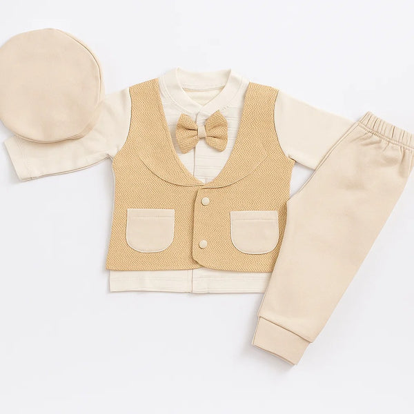 Infant baby 3 piece summer formal dress