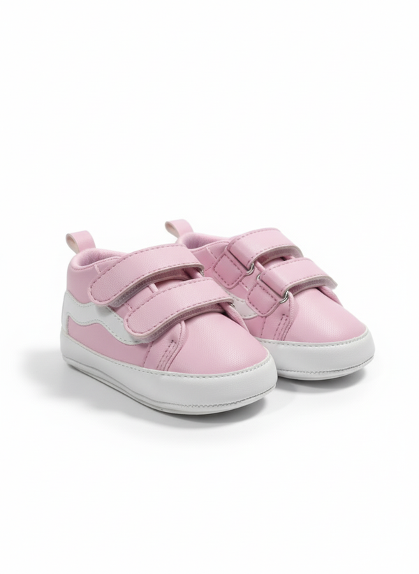 Baby Girl Pink Sneakers | Anti-Slip Infant Footwear